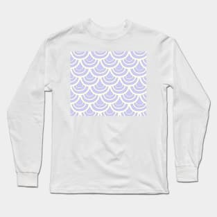 Periwinkle fish scale Long Sleeve T-Shirt